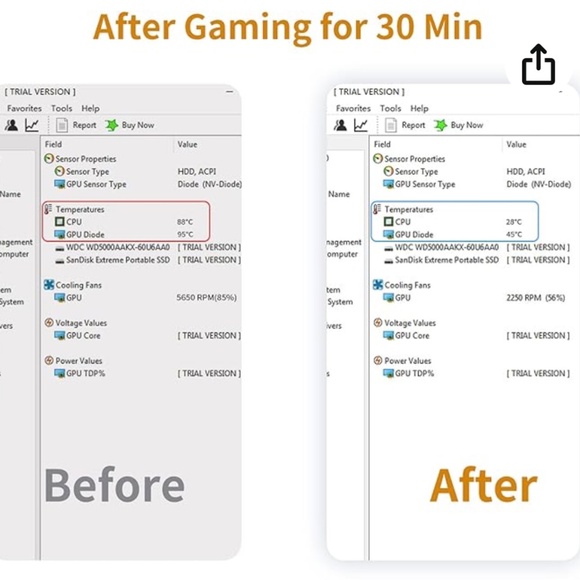 NEW ☑️ Laptop Cooler Cooling Pad Quiet Cooling Fan Adjustable Stand MacBook etc - Picture 5 of 11